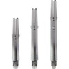 L-Style L-Shaft Lock Straight Twotone Black Clear Silver Display Length
