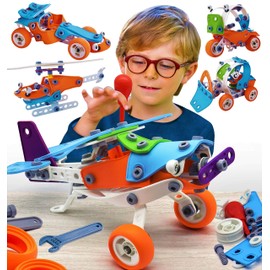 Marom - play a lot Toys for 6+ Year Old Gift for Boys 7+ Year Old STEM Engineering Construction Fun Educational Building for Boys Age 6-8 Stem Kit Building Toys for Boy Age 8-12 Kids Toys Best Gift