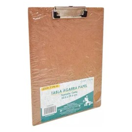 10 Tabla De Madera Agarra Papel Carta Broche Metalico                                                                                                 