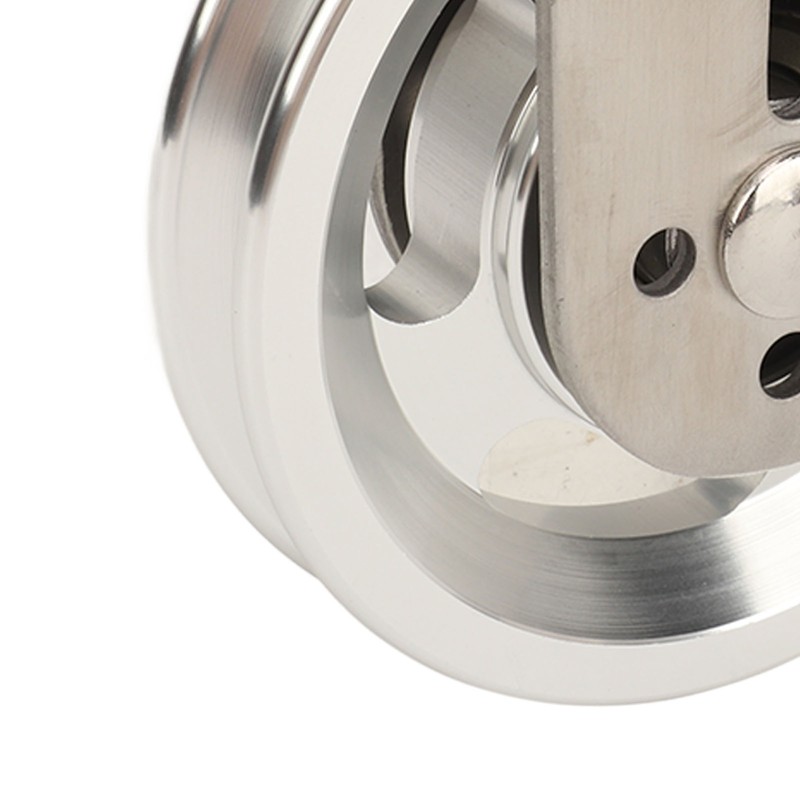 Gym Pulley Blocks Wall Mount Fixed Pulley Wheel Rotation 360
