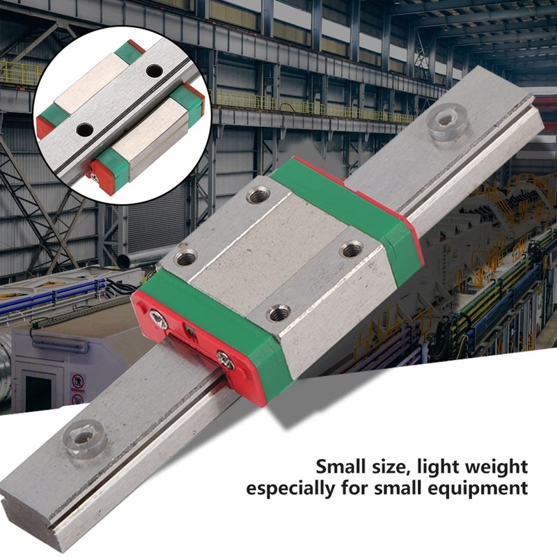 Fafeicy Miniature Linear Guide 12 mm Width + Sliding Block