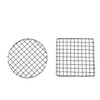 2Peices Backpacker Bushcraft Grill Grate Stainless Steel BBQ Cooking Grill