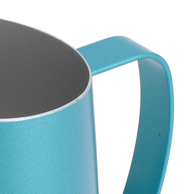 Milk Frother Cup Professional Stylish Exquisite Slanted Mouth Stainless Steel