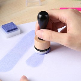 Mini pinceles de mezcla de tinta, 2 asas con 60 recambios de espumas redondas de repuesto y 20 cajas de almacenamiento de plástico, juego de tarros apilables para álbumes de recortes, pintura, suministros de arte, herramientas, manualidades, tarjetas, di