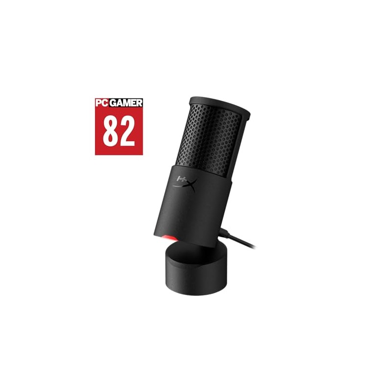 HyperX SoloCast 2 - Micrófono Condensador USB para Juegos para