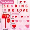 Jacyan 89PCS Valentine's Day Bulletin Board Decoration Set Heart Bulletin