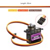 Hosyond MG90S Servo 9G Servo Metal Gear Micro Servo Servo