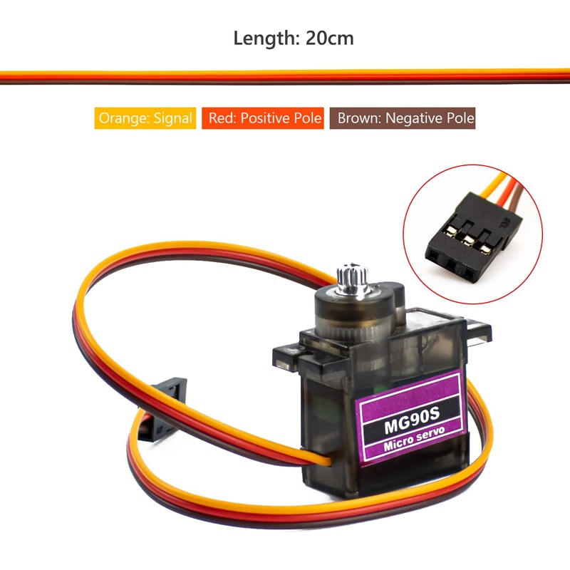 Hosyond MG90S Servo 9G Servo Metal Gear Micro Servo Servo