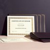 Gartner Studios Certificate Holders, 6 Count, Black (35003)