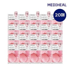 Mediheal Collagen Essential Mask Core Elasticity 10 Sheets + 10 Sheets (Total 20 Sheets) / 메디힐 콜라겐 에센셜 마스크 코어 탄력 10매+10매 (총 20매)