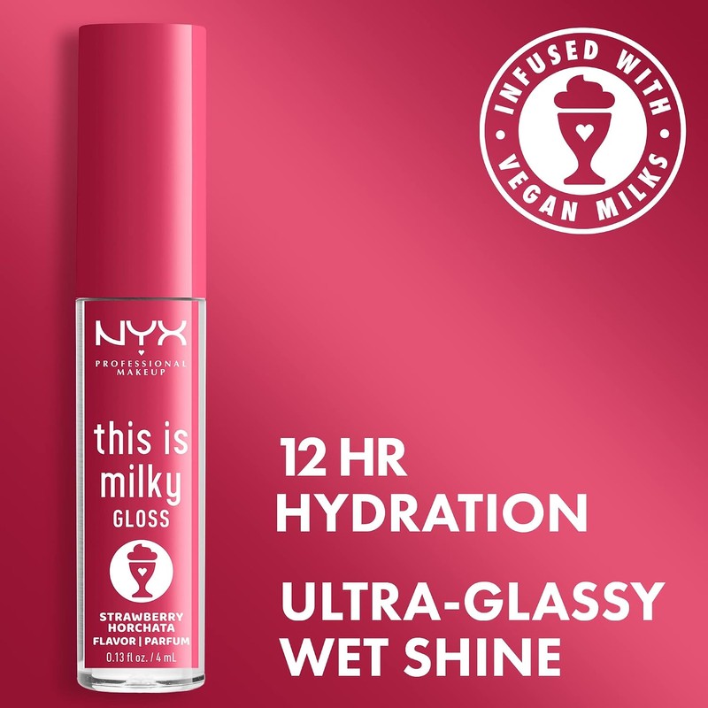 NYX PROFESSIONAL MAKEUP This Is Milky Gloss, Lip Gloss with