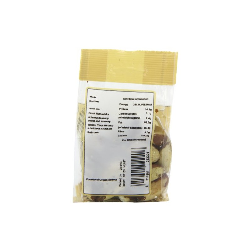 Suma Whole Brazil Kernels 125 g (Pack of 6)
