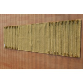 Jaipur Art And Rugs1/5 Thick Cotton Yoga Mat,72"x24" Eco-friendly Non-Slip Exercise & Fitness Rug for Men & Women with Carrying Strap, Workout Mat for Yoga, Pilates & Floor Exercise (Yellow)