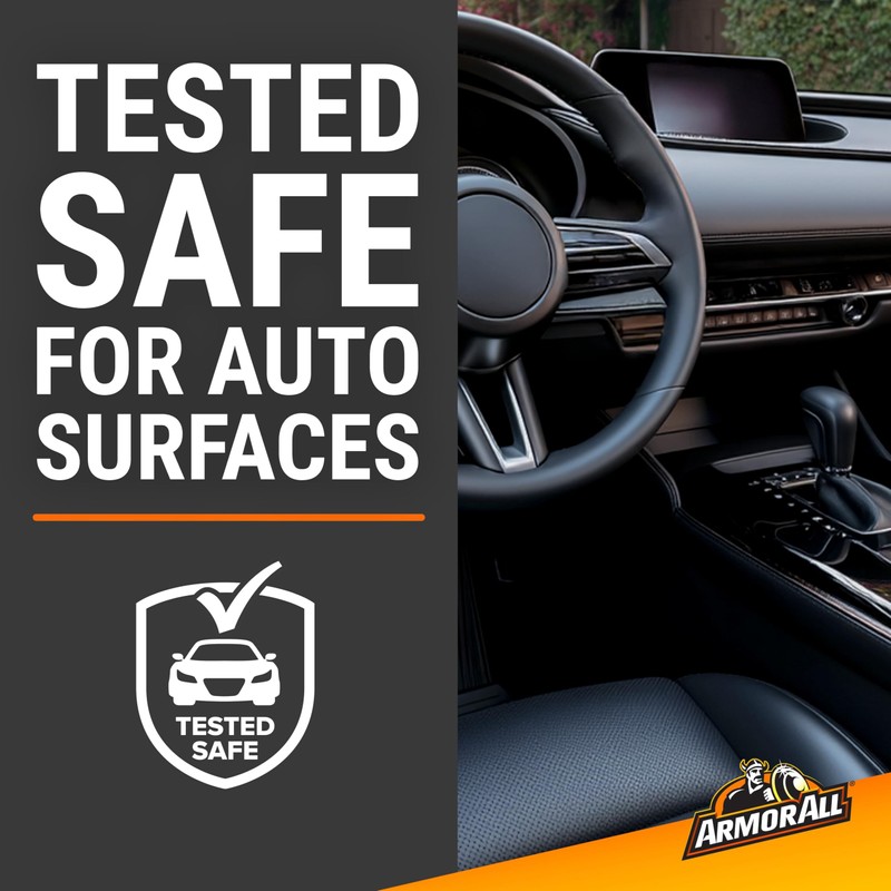 Armor All Car Interior Cleaner Wipes, Interior Cleaning Wipes for