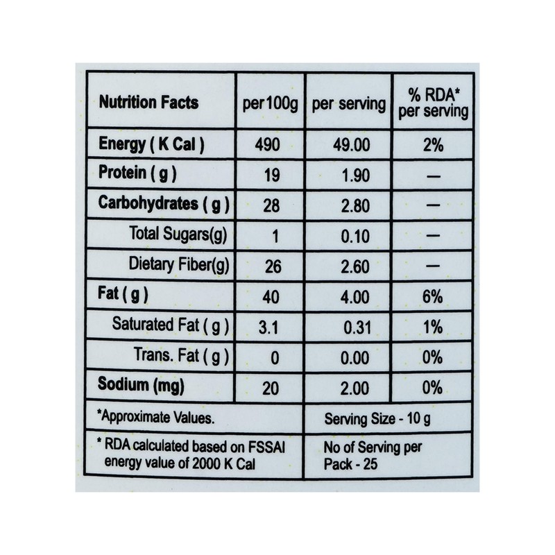 Nutriwish Flax Seed Powder, 250 g | Alsi Powder |