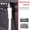 UltraPro RG6 Coaxial Cable 3ft. White, F-Type Connectors, Double Shielded
