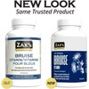 ZAX'S Bruise Vitamin Pharmacist Developed Bruising Supplements Potent Bruising Swelling