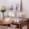 FBOTML Clear Stackable Storage Drawers, Acrylic Drawers Makeup Organizer For