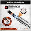 Multi 8-in-1 Magnetic Adjustable Ratchet Screwdriver Set: Mini Short Screwdrivers