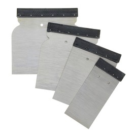 ProDec PFB4P 4 pack Filling Blades for Applying and Smoothing Fillers, Silver