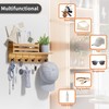 SWTYMIKI Key Holder for Wall - Key Hooks Wall Mounted