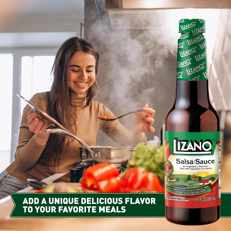 Lizano Salsa Sauce With Vegetables and Spices, 9.46 fl oz