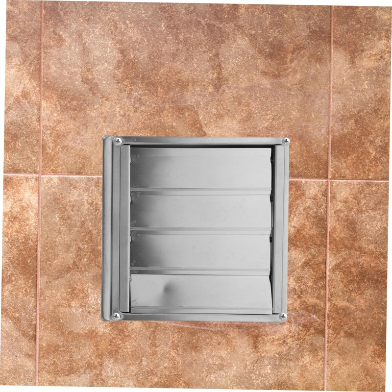 Gadpiparty Louvered Dryer Vent Cover Outdoor Stainless Steel Vent Cap
