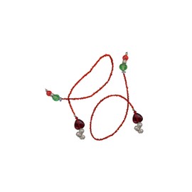 ILLUMEA Red Heart Beaded Bookmarks (Set of 2) - Handcrafted with Sparkling Glass Accents for Whimsical Reading! Unique Gift & Boho Chic Reading Accessory for Bookworms, Teachers, or Journal Trackers.