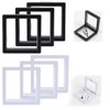 XiXiRan 3D Floating Display, 6 Display Box Jewellery, Coin Frame,