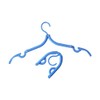 Korbond Foldable Coat Hangers Packing Organiser, 18 cm, Blue