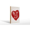 Femer Holzschild Spruch Du hast mein Herz Liebe 20x30cm Geschenk