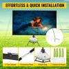 Vevor Pantalla Para Proyector 80puLG. 16:9 4k Con Trípode
