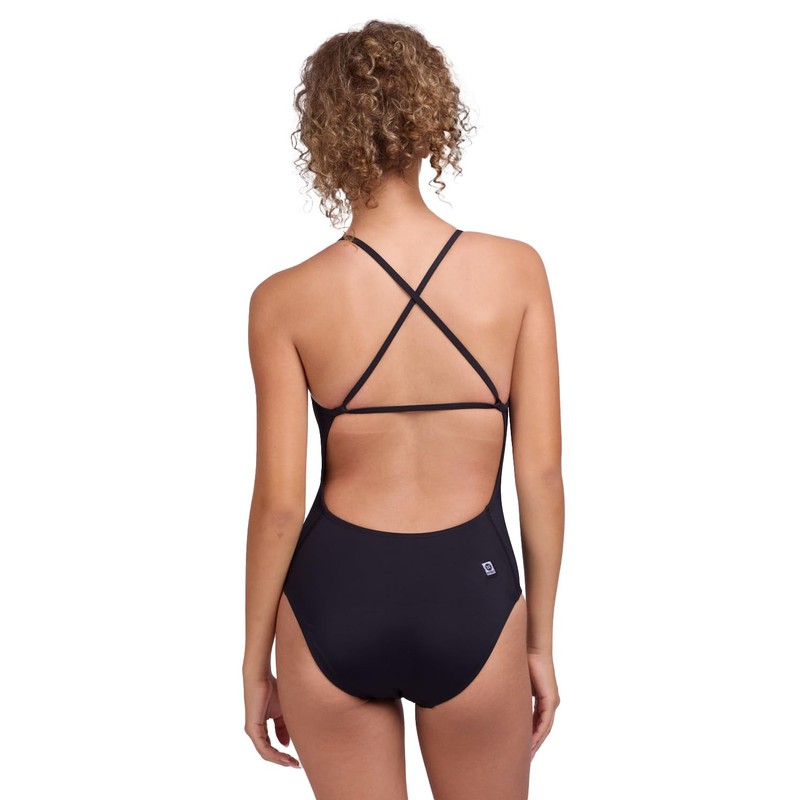 JOLYN Marie Women's Athletic One Piece Swimsuit Fixed Back for