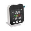 White Smart Air Quality Monitor LCD Screen WIFI CO2 Temperature