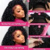 Peluca de media longitud rizada Kinky Curly con densidad del