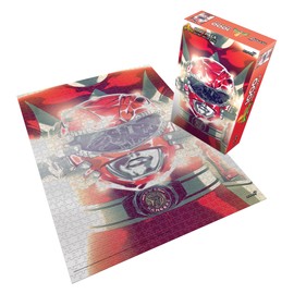 Super7 Mighty Morphin Power Rangers Red Ranger Puzzle - 1,000 Piece Power Rangers Puzzle Classic TV Show Collectibles