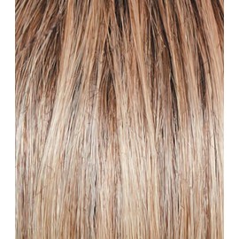 Raquel Welch Boudoir Glam Chin-Length Bob Wig, 100% Hand Tied by Hairuwear, Petite-Average Cap, RL17/23SS Iced Latte Macchiato