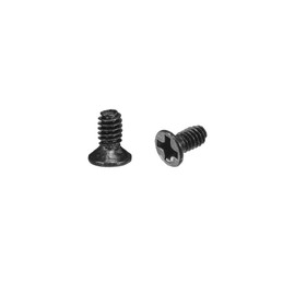 sourcing map M2 x 4 mm Phillips Flat Head Screw Cap Black for Laptop PC TV Fan Switch Pack of 150