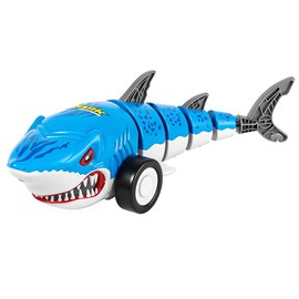 OBEST Ferngesteuertes Auto RC Hai Spielzeug, 2.4GHZ Stunt Auto Hai-Design, 360°-Drehung Shark Ferngesteuertes Car mit LED Lampe, Haiboot Fahrzeug Oster Geschenk für Jungen und Mädchen 3-10 Jahre