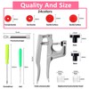 FQTANJU Snaps and Snap Pliers Set, 1500 Pcs T5 Plastic