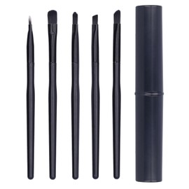 Yitaocity 5Pcs Watch Cleaning Brush Set, Wristwatch Movement Watch Repair Small Part Dust Removal Cleaning Brush Tool with Storage Box for Watchmaker Jewelry Keyboards Crafts