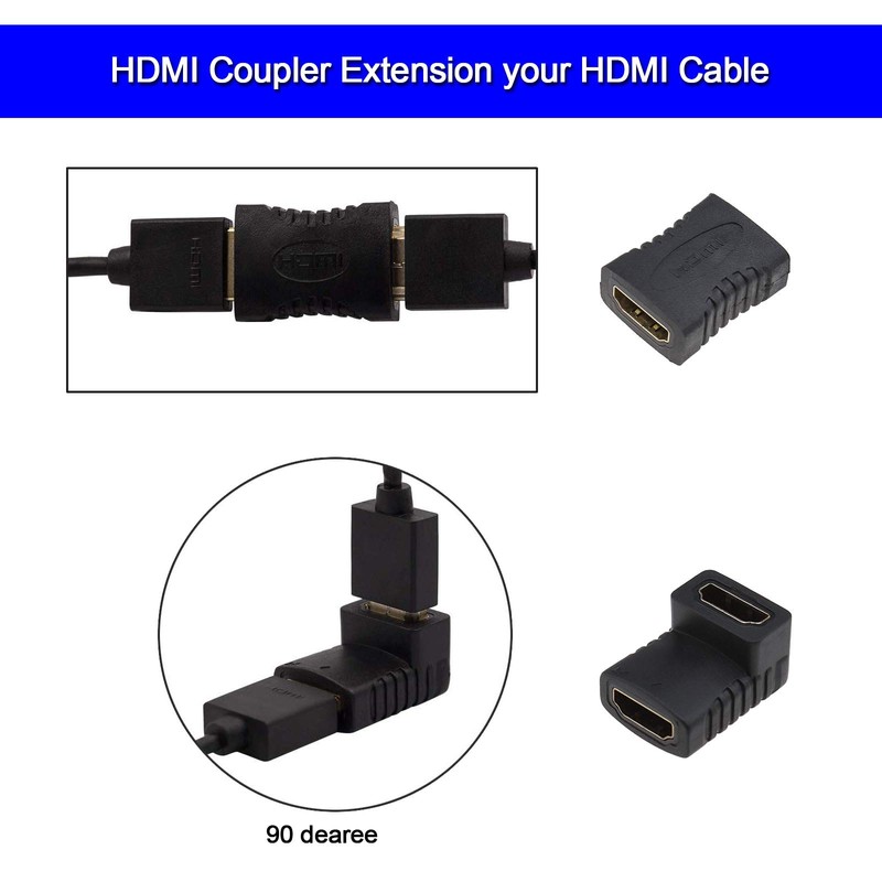 EMSea 10Pcs HDMI Adapter Kit, HDMI to Mini HDMI/Micro HDMI