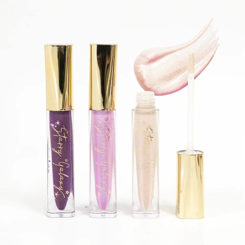 Sistar Starry Galaxy Lip Gloss High Pigment Ultra Shimmer Full-Coverage