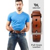 WOLFANT Thicken Heavy Duty Mens Work Belt,100% Italian Full Grain
