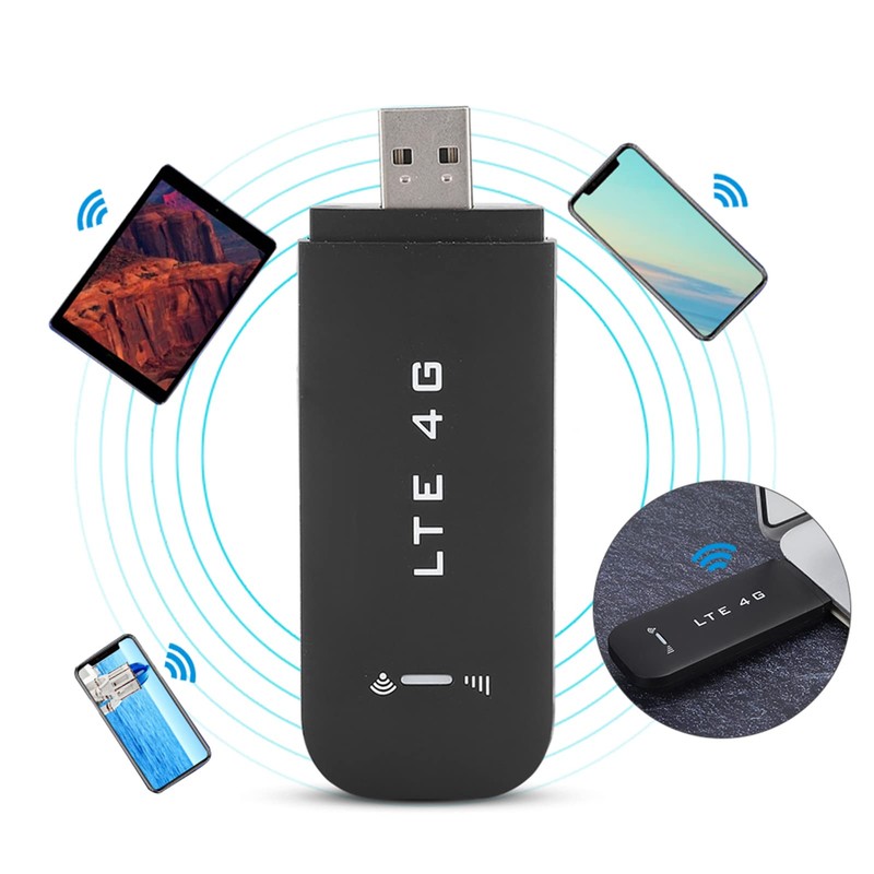 4G USB Router WiFi, 100Mbps High-Speed USB Memory Stick, WiFi