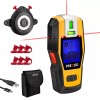 PREXISO 2-in-1 Rechargeable Stud Finders Multi Surface Cross Line Laser