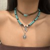 Boho Necklaces for Women Western Necklace Layer Western Cowgirl Hat