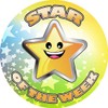 144 Star of the Week 30 mm Reward Stickers for