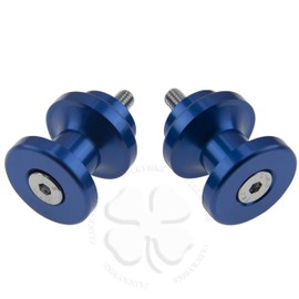 Blue Rhino Swingarm Stand Spools 6mm Slider CNC For Yamaha YZF R6 R1 Mount