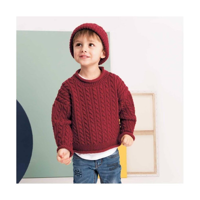 Rico Essentials Merino DK 79 Brick Red